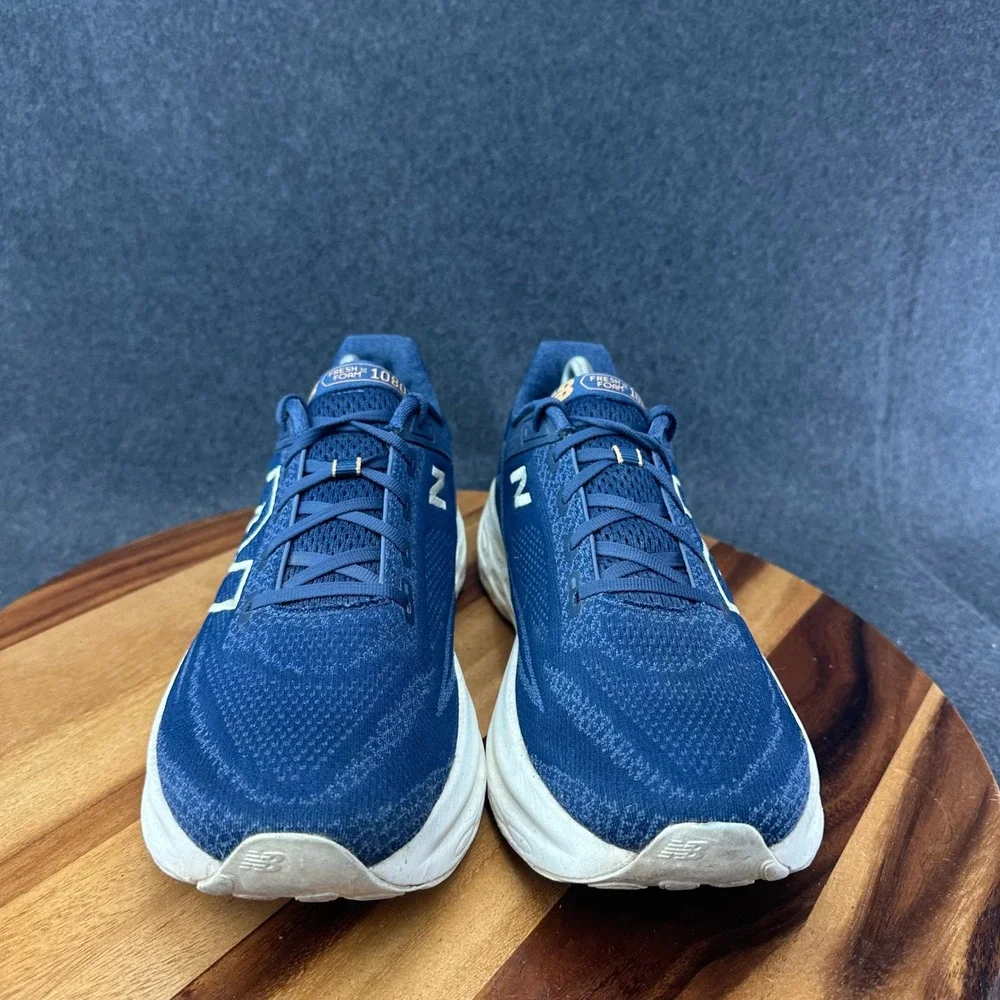 New Balance Fresh Foam X 1080v13 Mens Size 11D Navy White Running Shoes Sneakers